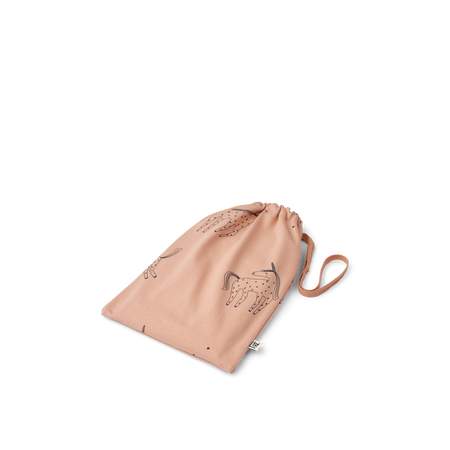 Liewood – Piżama dziecięca dziewczęca z falbankami, bawełna organiczna, długa, jesienna - rozmiar 98 – wyprzedaż