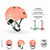 SCOOTANDRIDE Kask XXS-S dla dzieci 1-5 lat Peach