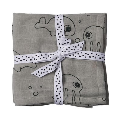 Done by Deer Sea Otulacz Grey 2szt.