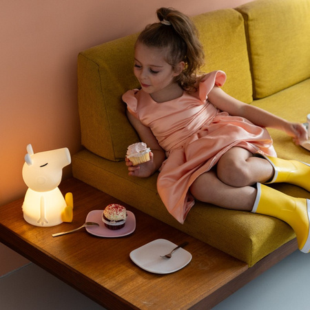 Lampka nocna LED Świnka Peppa 22 cm – silikonowa, ładowalna | Mr Maria