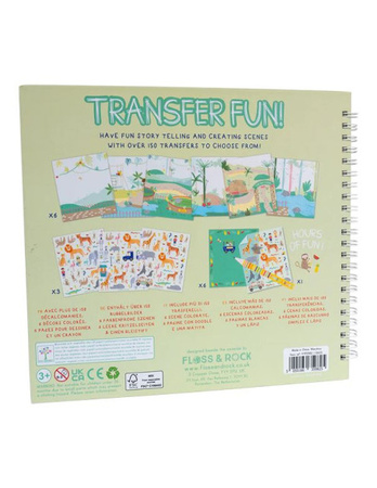 Floss & Rock Dżungla Zestaw do Kalkomanii