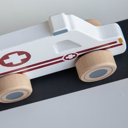 Little Dutch Zestaw aut Karetka,Policja, Wóz strażacki