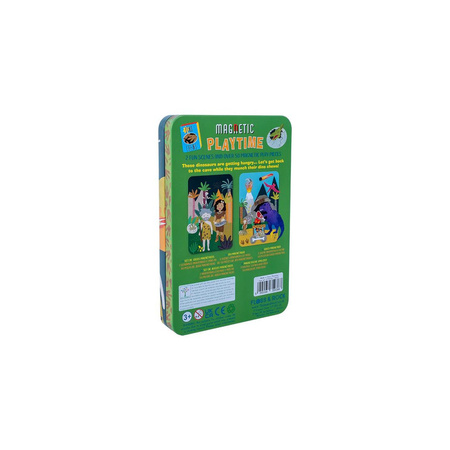 Floss & Rock Dinozaury Magnetyczna Układanka w Pudełku