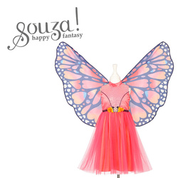 Souza! Kostium Motyl Papillon – sukienka i skrzydła motylka dla dziewczynki