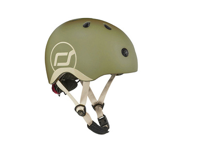 SCOOTANDRIDE Kask XXS-S dla dzieci 1-5 lat Olive