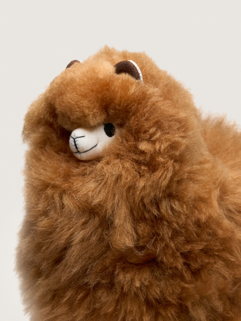 HUACAYA Puszysta alpaka Brown 24 cm