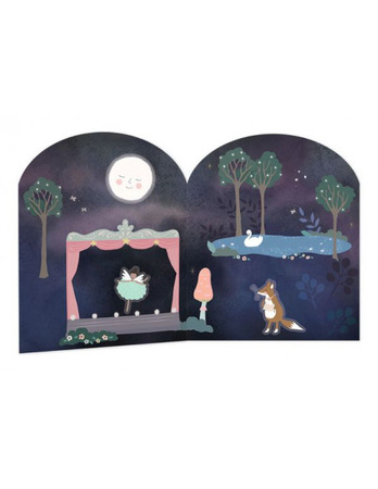 Baletnice Zestaw Naklejek Wielokrotnego Użytku Floss & Rock