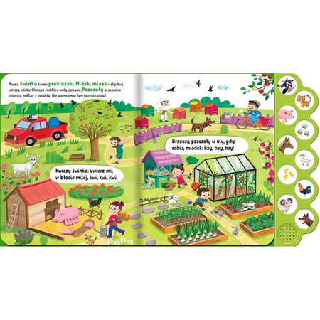 Co słychać? Na wsi. Książka dźwiękowa z 10 przyciskami