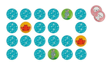 Gra memory do kąpieli Zwierzątka 24 elementy