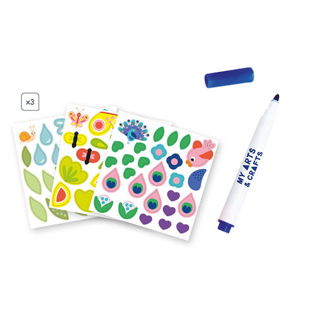 Multizestaw kreatywny 4-latka My arts & crafts 4+, Janod