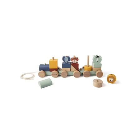 Animals Train drewniany pociąg