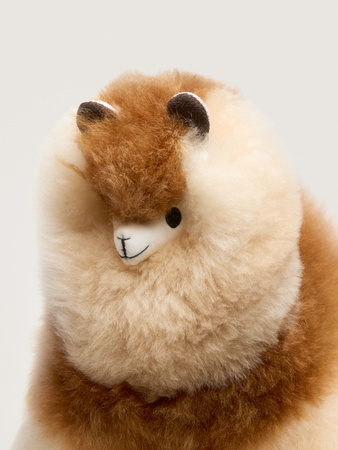 HUACAYA Puszysta alpaka Blonde Mix 24 cm