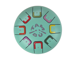 Bębenek językowy Tambu Baby Teal Peal 6” dla dzieci | Instrument muzyczny od 3 lat