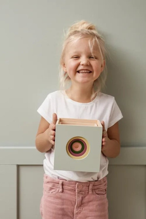 Kid's Concept - Drewniane kostki do układania EDVI