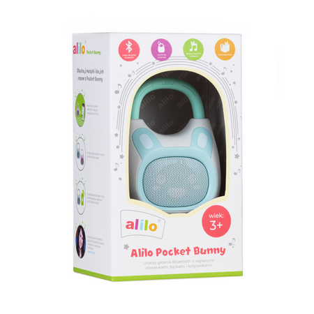 Alilo Pocket Bunny K1 Odtwarzacz MP3 niebieski