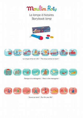 Moulin Roty Projektor z historyjkami LES HISTOIRES DU SOIR