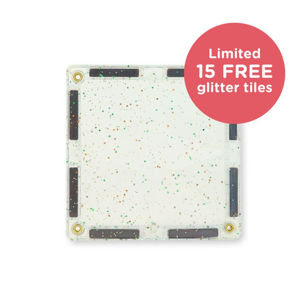 Cleverclixx – Klocki magnetyczne Inventive Pack Intense 110 el. + 15 el. brokatowych GRATIS