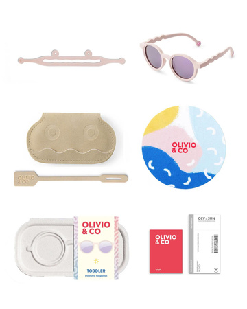 OLIVIO Oval Coral Blush Polarized 1-3