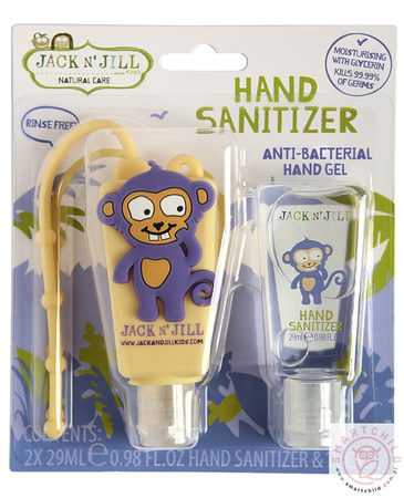 Jack N'Jill Żel do dezynfekcji rąk Monkey, 2 x 29ml
