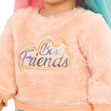 Our generation Lalka LUMI 46cm – DWUKOLOROWE proste WŁOSY