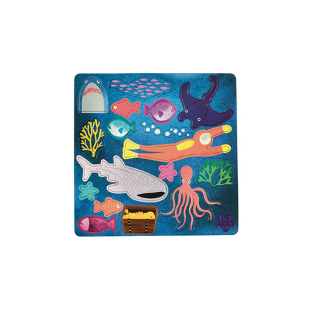Floss & Rock Podwodny Świat Zestaw Magnetycznych Gier i Zabaw 4