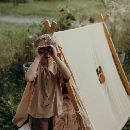 Kidywolf - lornetki dla dzieci 5+, zielona | Obserwacja natury