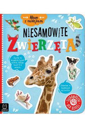 Album książeczka z naklejkami. Niesamowite zwierzęta – ciekawostki i fakty dla dzieci + naklejki