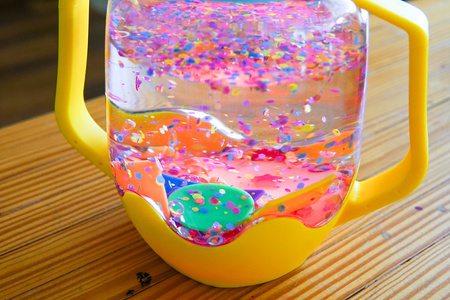 Glo Pals - KSZTAŁTY Fun Fillers Wkład, figurki, brokaty i barwniki do słoików, zabaw sensorycznych