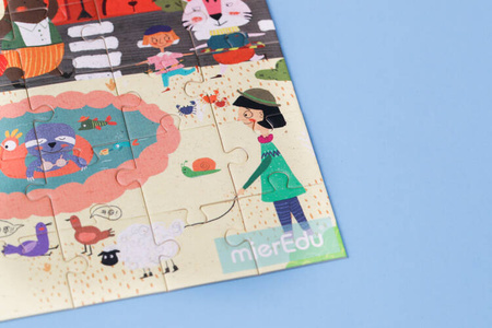 mierEdu Puzzle progresywne - Opowiadaj historie - Poziom 5 (4+)