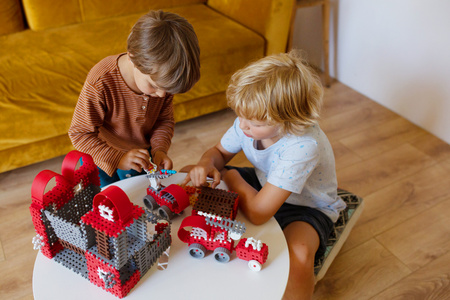 KLOCKI WAFFLE MINI - STRAŻAK DUŻY