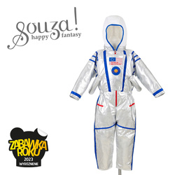 Souza! Kostium Kombinezon Astronauty Srebrny dla dzieci