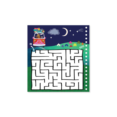 Floss&Rock Kolorowanka wodna z zadaniami Przygoda