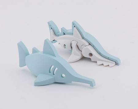 Halftoys Magnetyczna Składana Ryba Piła z dioramą