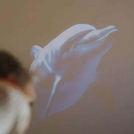 Kidywolf Projektor Ścienny Ocean Kidystar – projektor 360° z muzyką, Bluetooth i dyskami podwodnego świata