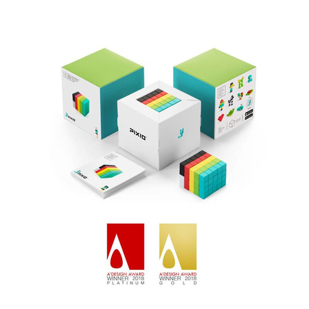 Klocki magnetyczne Pixio 50 | Design Series