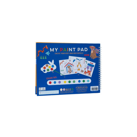 Floss & Rock Zwierzaki Kreatywne Kolorowanki z Farbkami