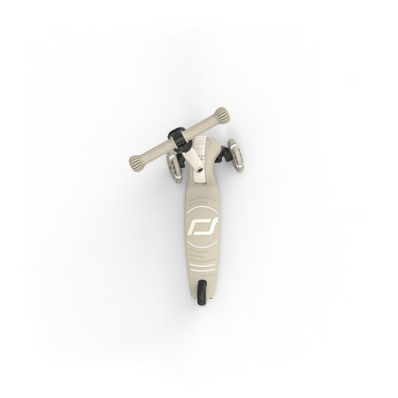 SCOOTANDRIDE Highwaykick 3S Hulajnoga z systemem sterowania 2w1 i kółkami LED składana 3+ Ash