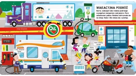 Książeczka z okienkami. Pojazdy interaktywna książeczka dla dzieci 3+