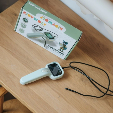 Kidywolf - Podświetlana kamera z ekranem LED dla dzieci +6 | elastyczna kamera do eksploracji