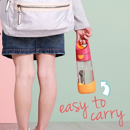 Butelka tritanowa ze słomką 450 ml, Lilac Pop