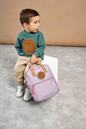 Lassig plecak dla przedszkolaka Mini Square Backpack Little Gang lilac