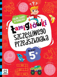 Łamigłówki szczęśliwego przedszkolaka – zadania logiczne, krzyżówki i zabawy edukacyjne dla dzieci 5+
