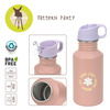 Lassig Bidon ze stali nierdzewnej z ustnikiem i uchwytem 500 ml Pattern Party Rose/lilac