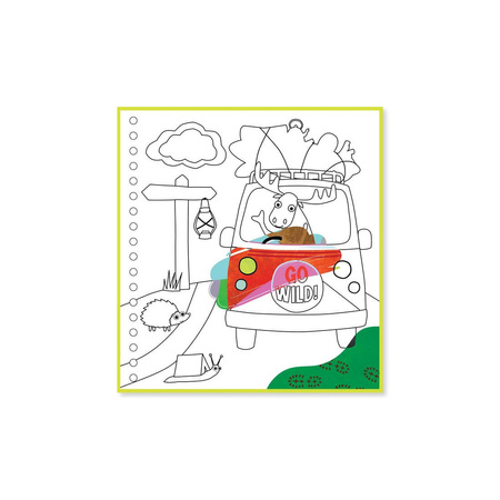 Floss&Rock Kolorowanka wodna z zadaniami Przygoda