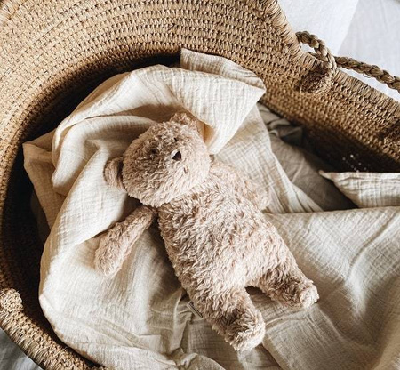 Moonie ROSE - SZUMIĄCY MIŚ ORGANIC Z LAMPKĄ