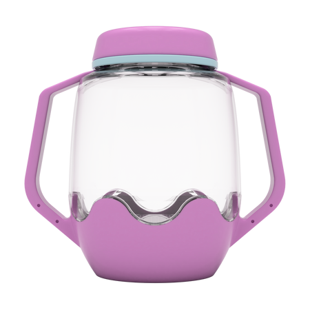 Glo Pals, Słoik sensoryczny do napełnienia wodą, kolor fioletowy