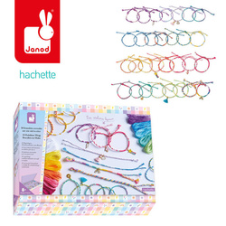 Janod Zestaw kreatywny do tworzenia biżuterii bransoletki 8+