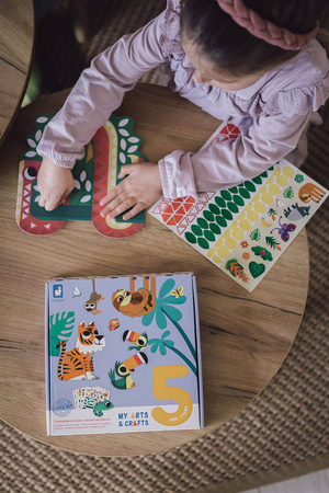 Janod Zestaw kreatywny Naklejki i ozdoby My arts &