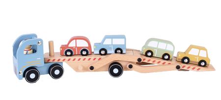 Little Dutch Drewniana laweta z au FSC | Zestaw transportowy