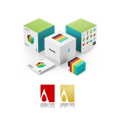 Klocki magnetyczne Pixio 100 | Design Series